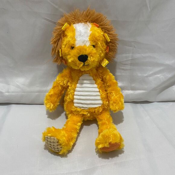 Make Believe Ideas Plush Lion Sensory Snuggables Rattle Stuffed Animal 12” - Picture 2 of 8